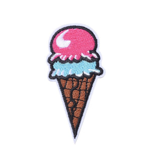 Patch Glace - Pompons et Coquillages